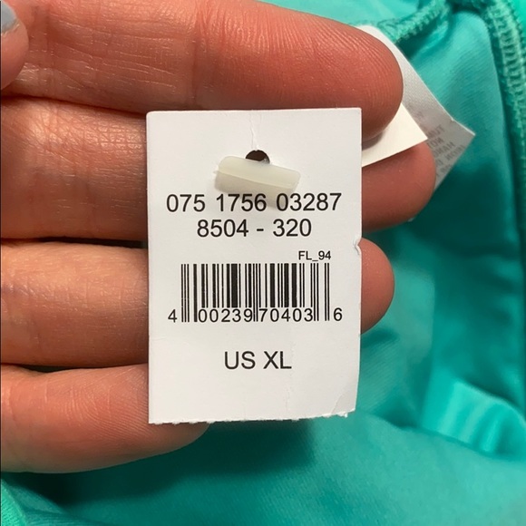 Aerie Green & Gold Palm Tree Swim Hipster Bottoms - Picture 4 of 7